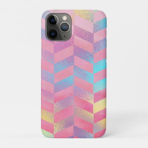 Pink Foil Look Chevron Case-Mate iPhone Case