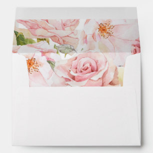 Pink Foral Envelope