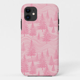 Pink Forest Christmas Case-Mate iPhone Case