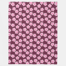 Pink Frangipani Flower Seamless Pattern