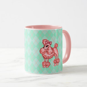 Pink French Poodle Coffee Mug