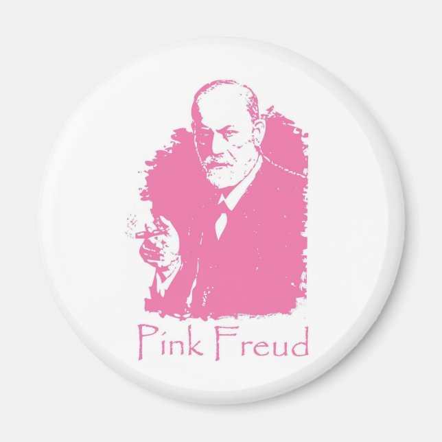 Pink Freud Magnet (Front)