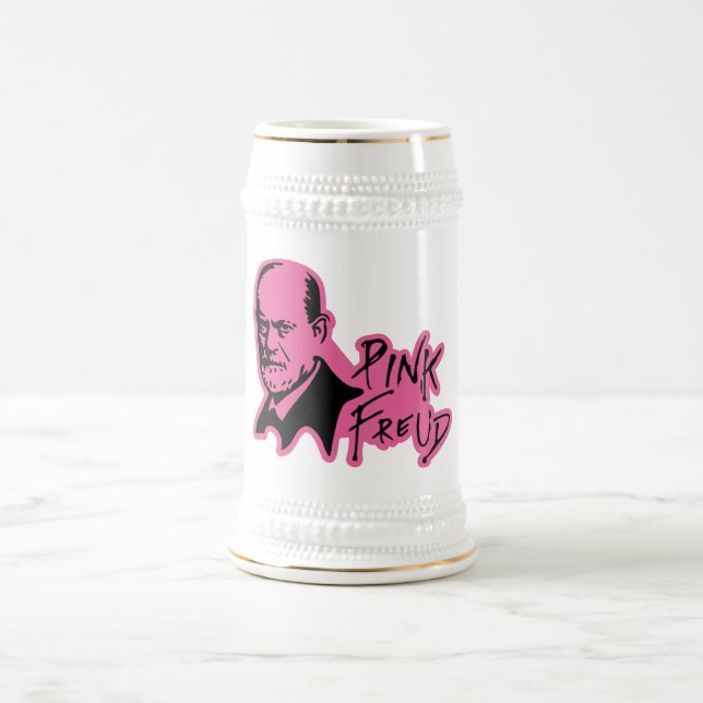 PINK FREUD Psychoanalysis Sound Edition Beer Stein (Center)