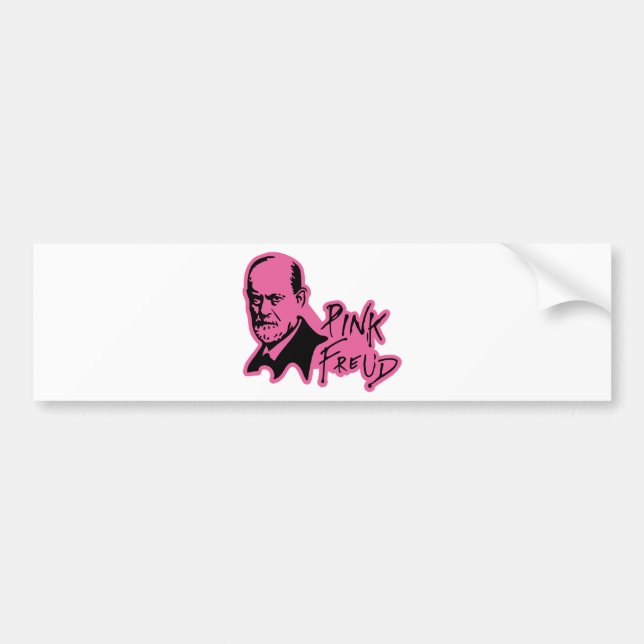 PINK FREUD Psychoanalysis Sound Edition Bumper Sticker (Front)