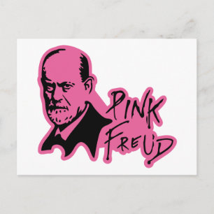 PINK FREUD Psychoanalysis Sound Edition Postcard