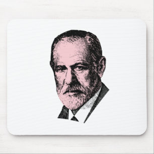 Pink Freud Sigmund Freud Mouse Pad