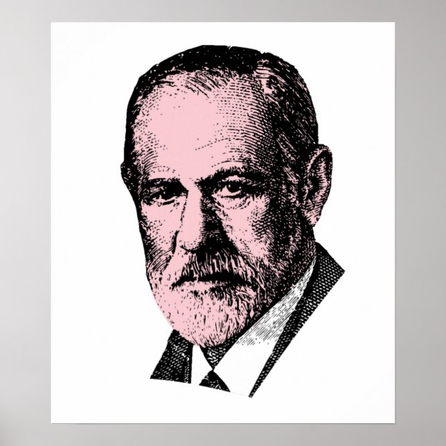 Pink Freud Sigmund Freud Poster (Front)