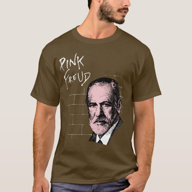 Pink Freud Sigmund Freud T-Shirt (Front)
