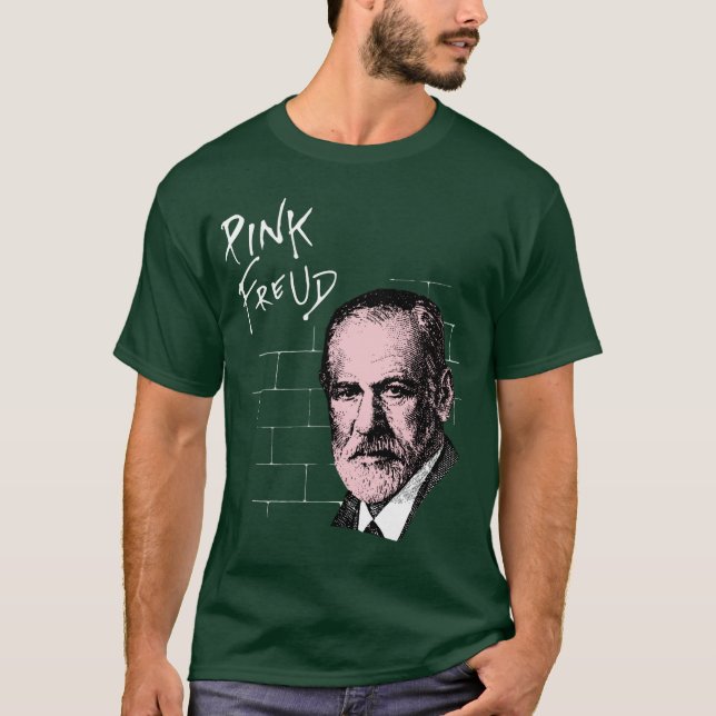 Pink Freud Sigmund Freud T-Shirt (Front)