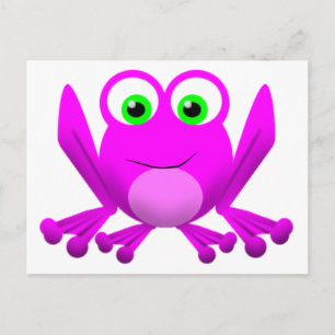 PINK FROGGY POSTCARD