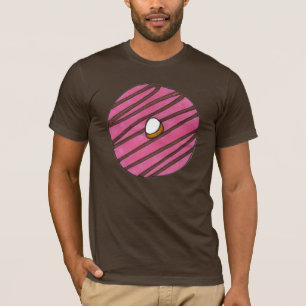 Pink Frosted Doughnut Doughnut Doughnuts Strawberr T-Shirt