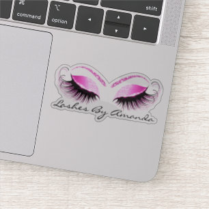 Pink Fuchsia Makeup Artist Lashes Extension Studio