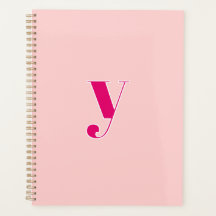 Pink & Fuchsia Personalised Monogram Initial