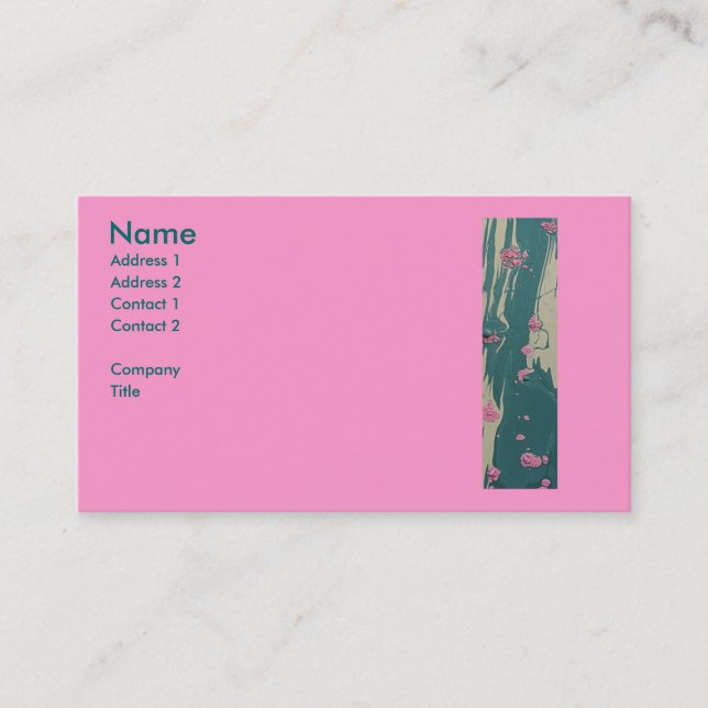 PINK FUNGI BUSINESS CARD (Front)