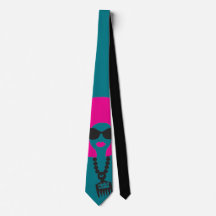 Pink Funk Afro Chick Tie
