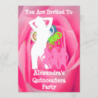 Pink funky fun party girls Quinceañera
