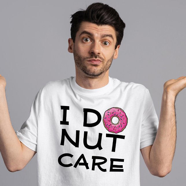 Pink Funny gym motivation I doughnut care T-Shirt (Creator Uploaded)