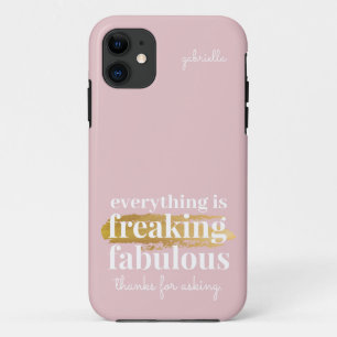 Pink Funny Sarcastic Quote Case-Mate iPhone Case