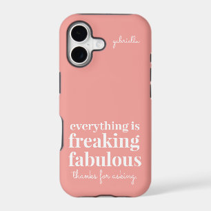 Pink Funny Saying Quote Sarcastic Typography