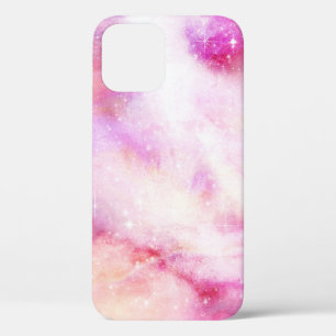 Pink Galaxy iPhone 12 Case