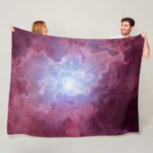 PINK GALAXY FLEECE BLANKET