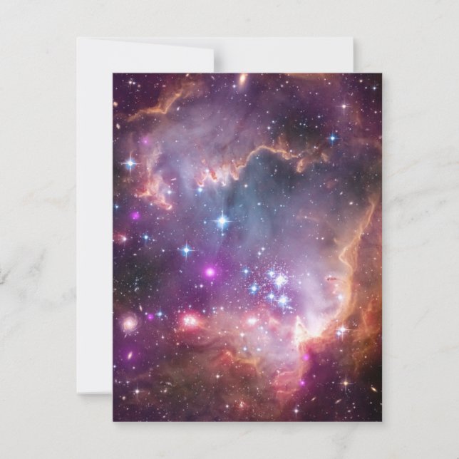 Pink Galaxy Nebula Universe Supernova Stars Night (Front)