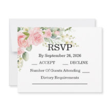 Pink Garden Rose Wedding