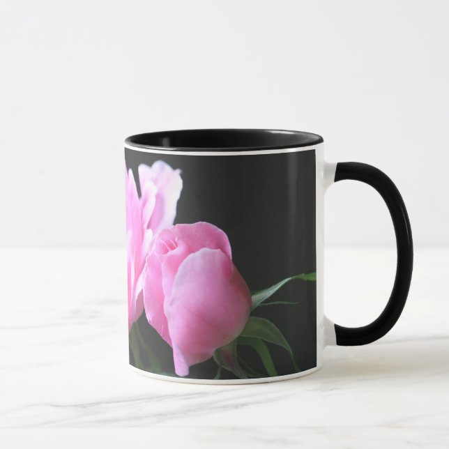 Pink Garden Roses Mug (Right)