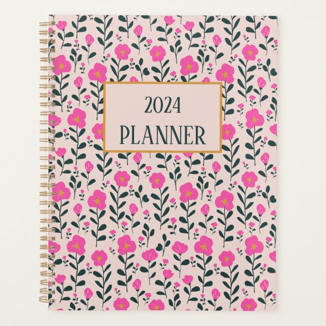 Pink Garden Serenade Planner (Front)