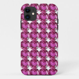 Pink Gem Pattern Case-Mate iPhone Case