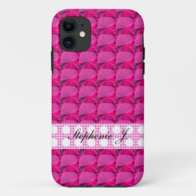 pink gem stones Case-Mate iPhone case (Back)