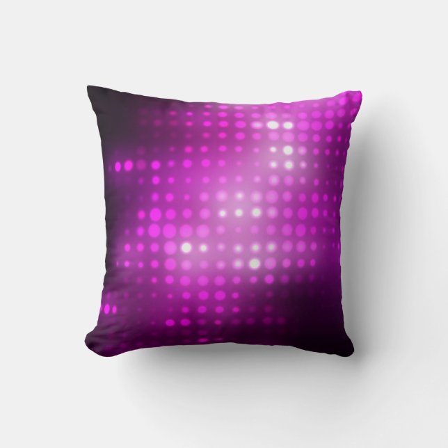 Pink Geometric: Abstract Square Background. Cushion (Front)