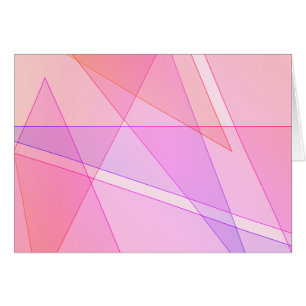Pink Geometric Blank Inside