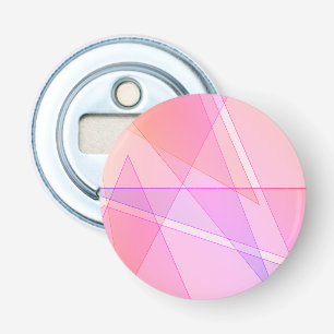 Pink Geometric  Bottle Opener