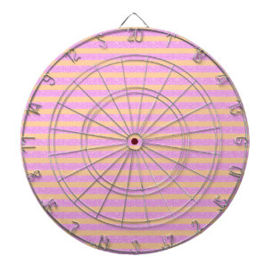 Pink Geometric Dartboard