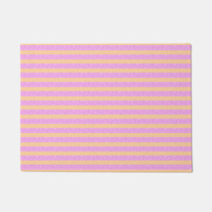 Pink Geometric  Doormat