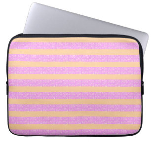 Pink Geometric Laptop Sleeve