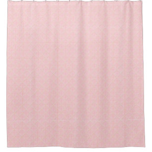 Pink Geometric Pattern with Modern Abstract Shower Curtain