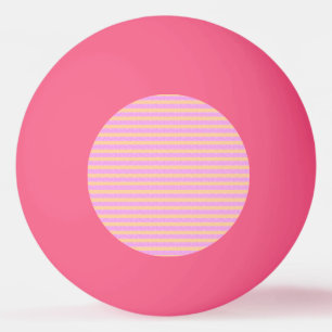 Pink Geometric Ping Pong Ball