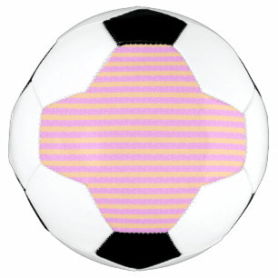 Pink Geometric  Soccer Ball