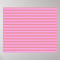 Pink Geometric Stripes Poster