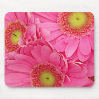 Pink Gerber Daisies Mouse Pad
