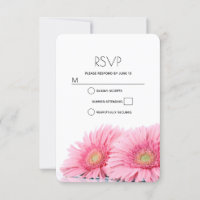 Pink Gerbera Daisies Elegant Photography Wedding