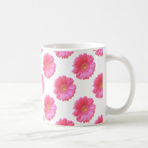 Pink gerbera daisy coffee mug