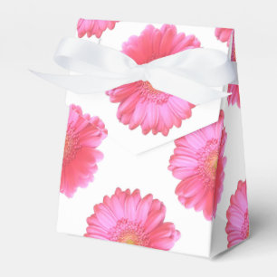 Pink gerbera daisy favour box