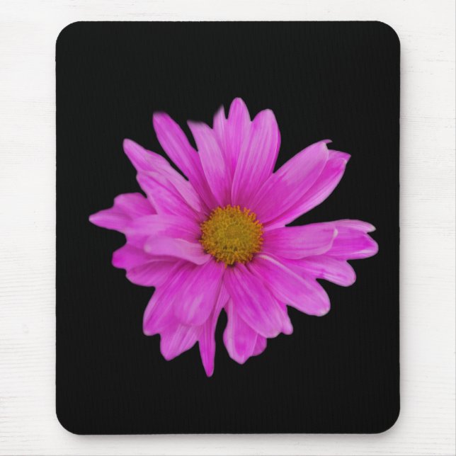Pink Gerbera Daisy Flower Customisable Mouse Pad (Front)