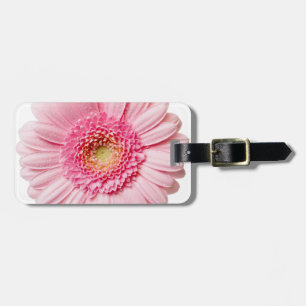 Pink Gerbera Daisy Luggage Tag