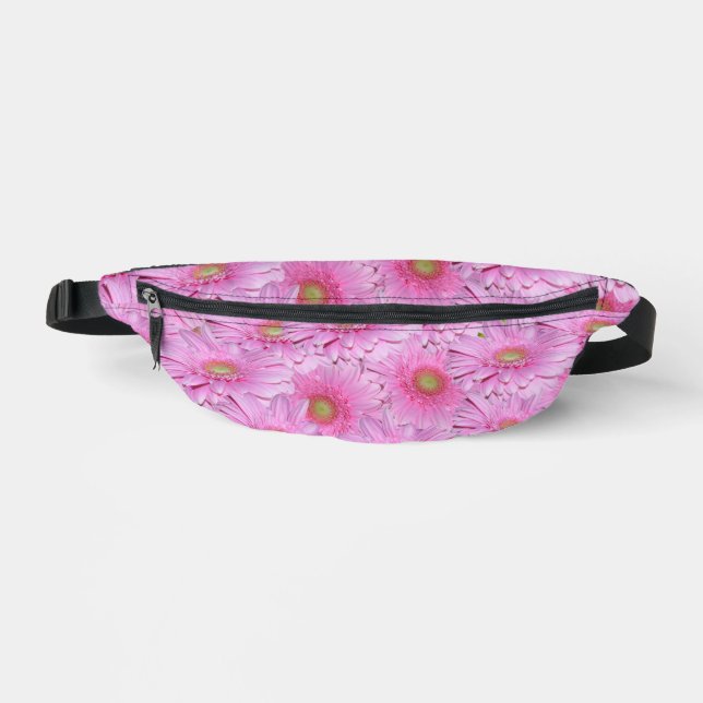 Pink Gerbera Flowers,  Bum Bags (Front)