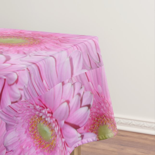 Pink Gerbera Flowers, Tablecloth (In Situ)