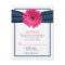 Pink Gerbera with Navy Ribbon Response Card